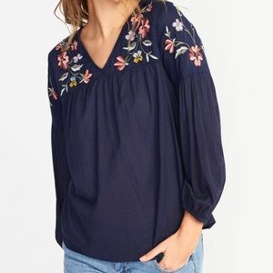 Old Navy Embroidered Top